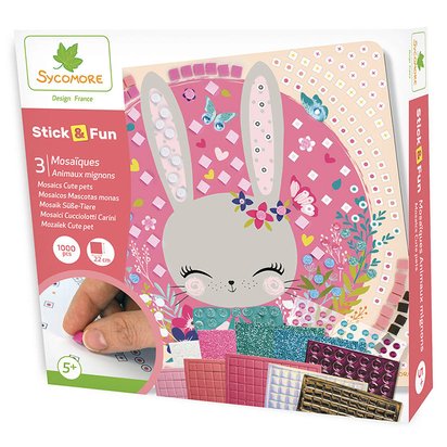 Sycomore Mosaïques Autocollantes pour Enfants 5 Tableaux Sycomore Mosaïques Autocollantes pour Enfants 5 Tableaux