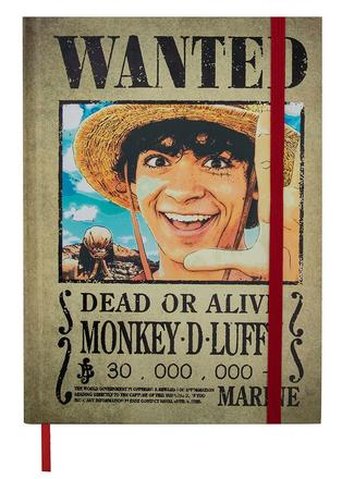 CARNET RIGIDE LUFFY WANTED - ONE PIECE 41223409.jpg