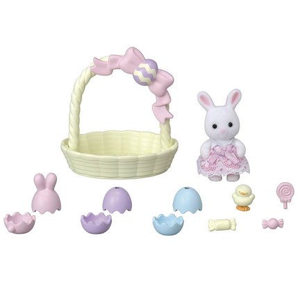 Le Coffret De Paques Et Bebe Lapin Blanc Figurines Joueclub