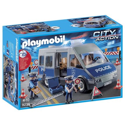 camion police playmobil 9236