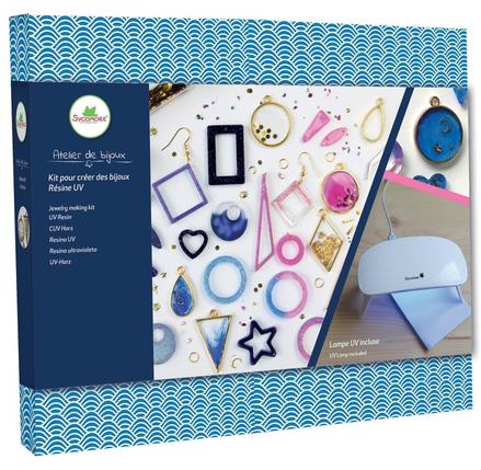 Kit creation - atelier de bijoux resine uv             | activites creatives et manuelles | jouéclub