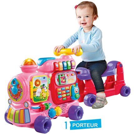 porteur vtech rose