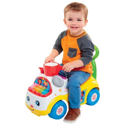 Porteur Fisher Price Music Parade Jaune Jouets 1er Age Joueclub