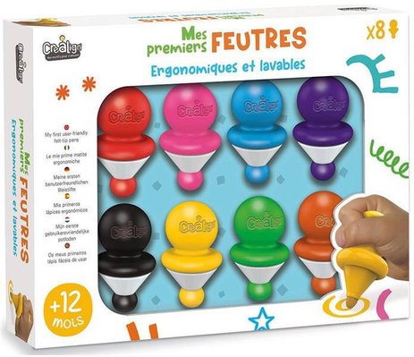 Crea Lign - Mes Premiers Feutres Ergonomiques X8