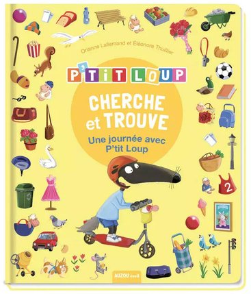 Éditions Auzou - P'tit Loup - Cherche Et Trouve - Une Journee Avec P'tit Loup