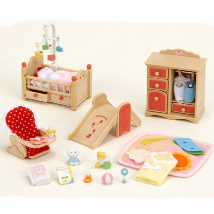 Set Chambre Bebe Sylvanian Figurines Joueclub