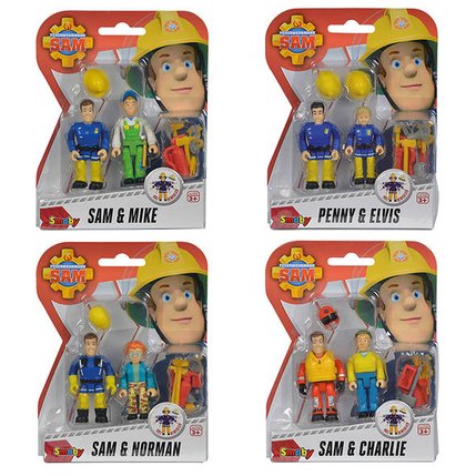 Pack De 2 Figurines Sam Le Pompier Figurines Joueclub