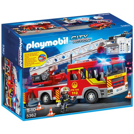 camion de pompier avec sirene jouet