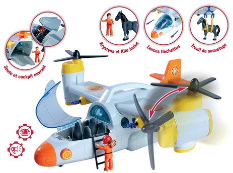 Sam le pompier - avion de sauvetage | jouets 1er age | jouéclub