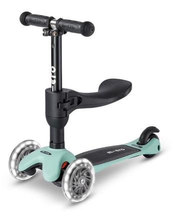 Mini Micro 3en1 Led Trottinette 3 Roues Evolutive 1-5 Ans Pour Enfant