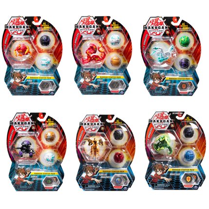 Starter Pack Bakugan Saison 1 5 Figurines Joueclub