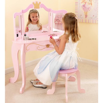 Coiffeuse Et Tabouret Princesse Chambre Enfants Joueclub