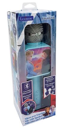 LEXIBOOK La Reine Des Neiges - Micro Karaoke Sans Fil Enceinte Bluetooth 3