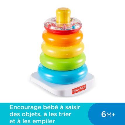 Pyramide Arc En Ciel Ficher Price Jouets 1er Age Joueclub