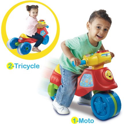 Vtech Baby Cyclo Moto 2 En 1 Rouge Jouets 1er Age Joueclub