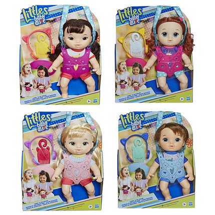 Poupon Et Son Porte Bebe Little Baby Alive 23 Cm Poupees Joueclub