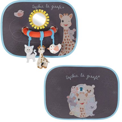 Set 2 Pare Soleil Avec Arche D Activites Sophie La Girafe Jeux D Eveil Bebe Joueclub